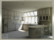 kitchen renovation- monochrome