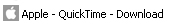 Apple Quicktime download